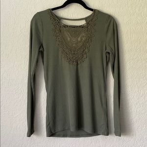 Hollister Long Sleeve Shirt W/ Embroidery | Size M